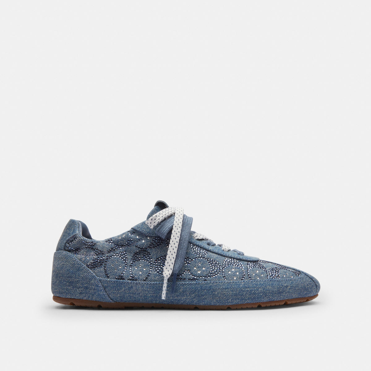 Coach Soft Sneaker In Signature Denim - Denim Blue (Women's)