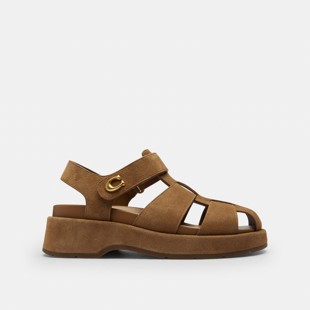 Coach Sculpted C Fisherman Sandal - Coconut (2)