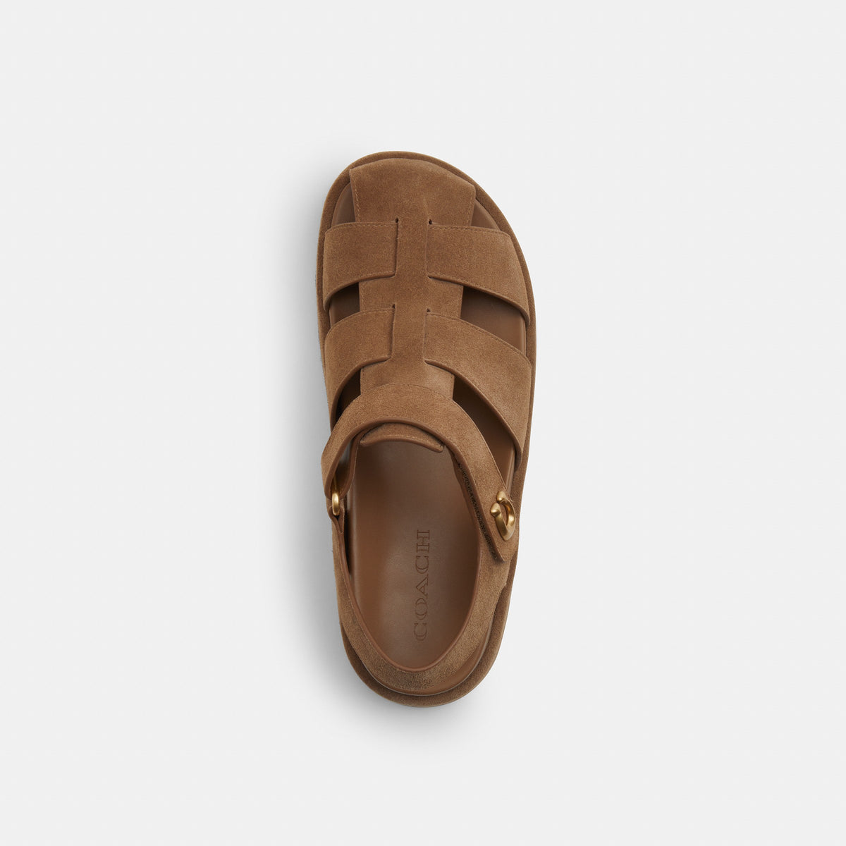 Coach Sculpted C Fisherman Sandal - Coconut (3)