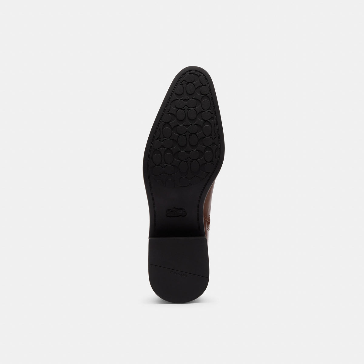 Coach Pointed Toe Bootie In Loved Leather - Saddle (5)