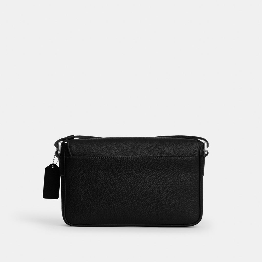 Coach Jack Small Flap Crossbody Bag - Silver/BLACK