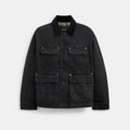 Coach Denim Chore Coat With Flannel Lining - Black Wash (Men's)