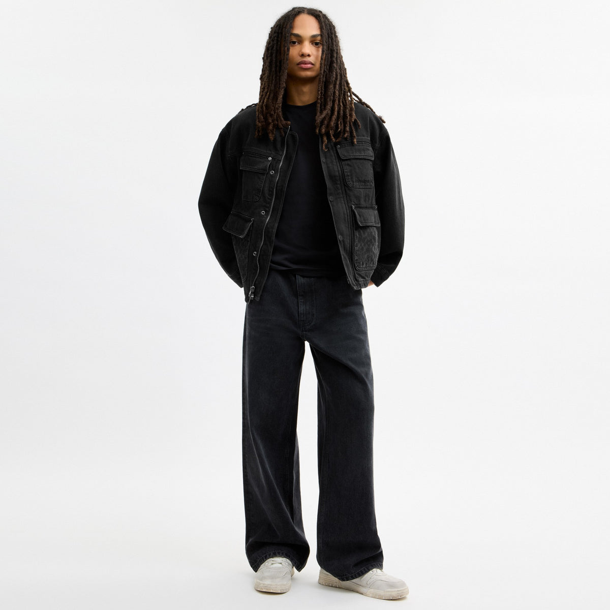 Coach Denim Chore Coat With Flannel Lining - Black Wash (Men's)