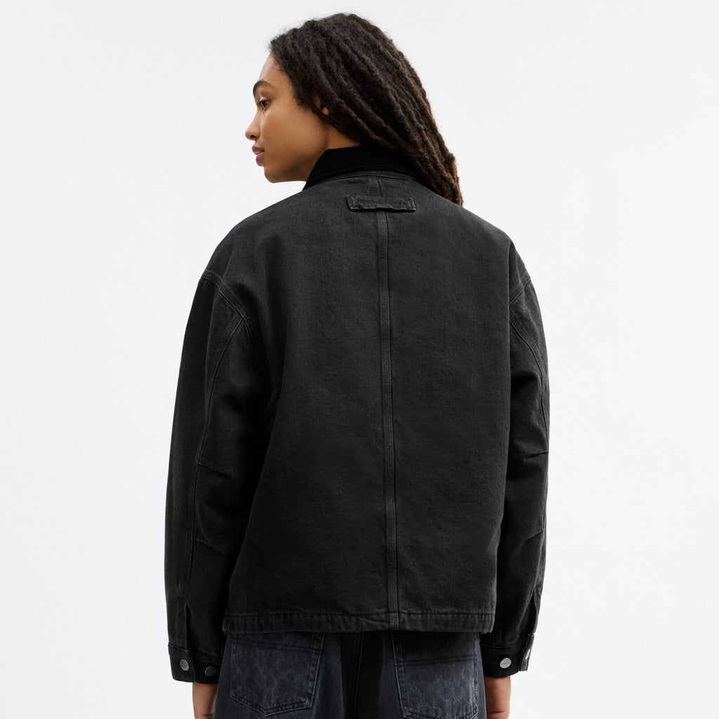 Coach Denim Chore Coat With Flannel Lining - Black Wash (Men's)