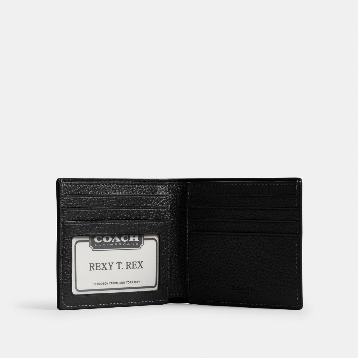 Coach ID Billfold Wallet - Black (Men's)