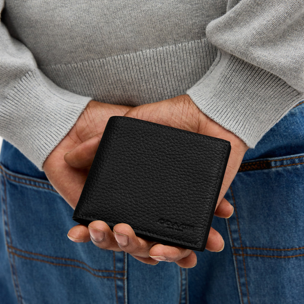 Coach ID Billfold Wallet - Black (Men's)