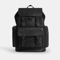 Coach Sprint Backpack In Signature Canvas - Matte Black/Black Signature