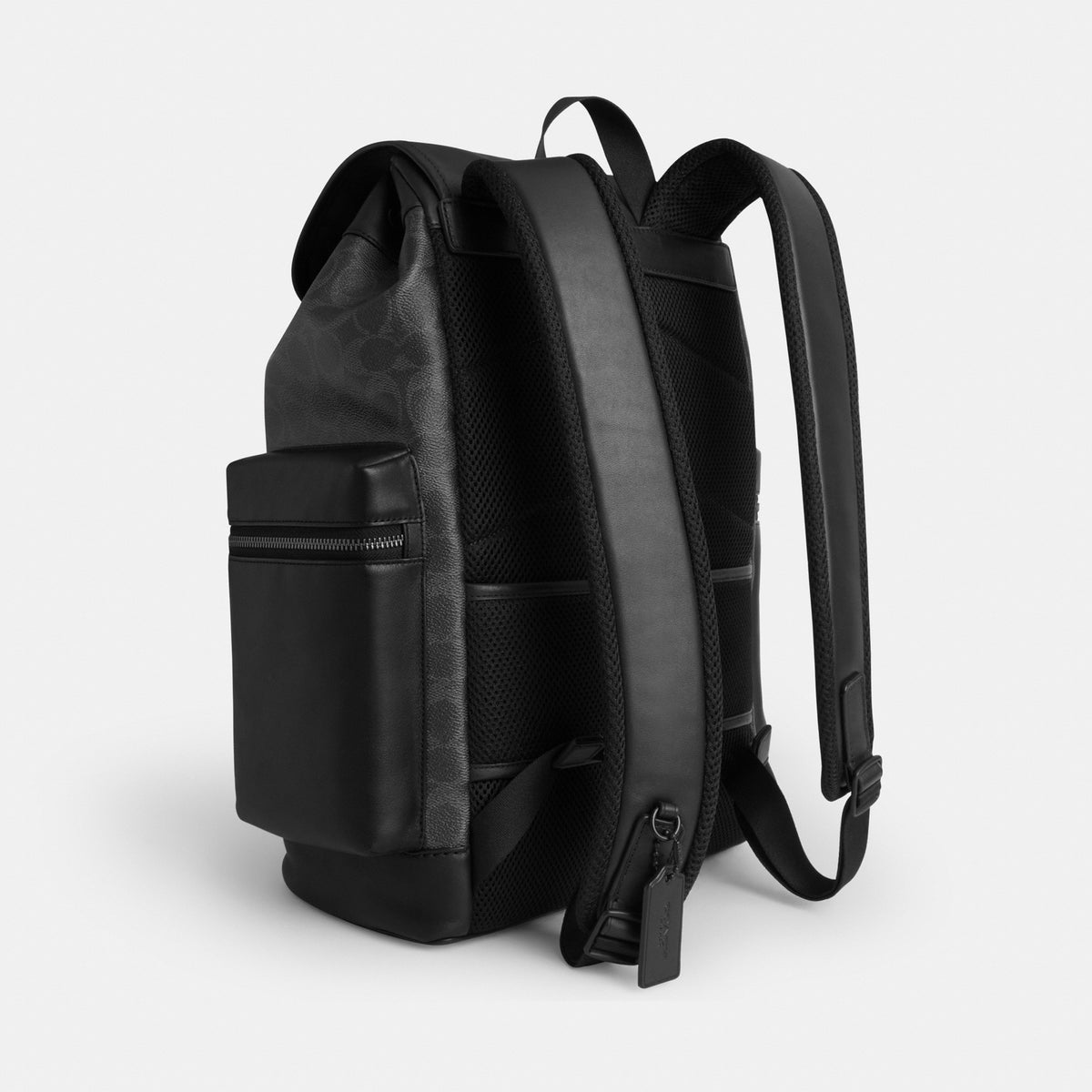 Coach Sprint Backpack In Signature Canvas - Matte Black/Black Signature