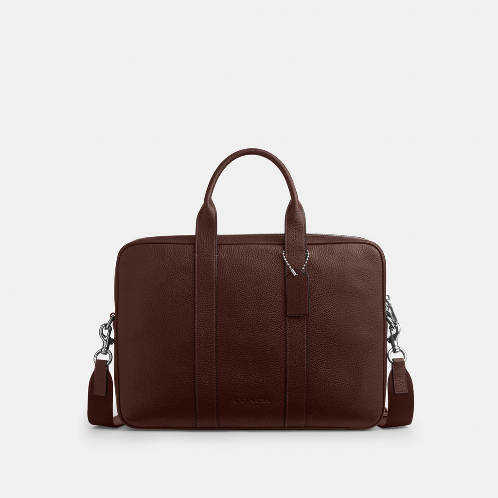Coach Austin Brief - Silver/Maple