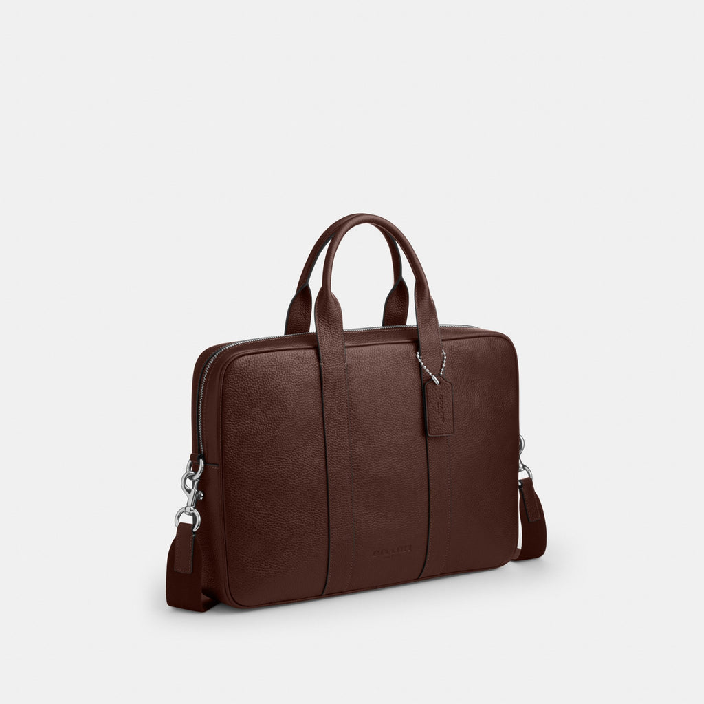 Coach Austin Brief - Silver/Maple