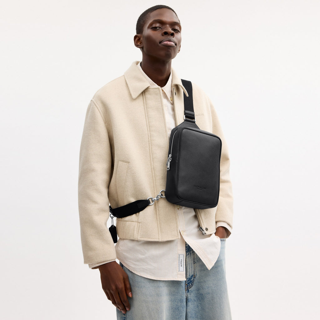 Coach Ray Pack 17 - Silver/BLACK