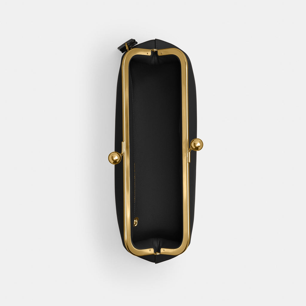 Coach Kisslock Frame Bag 30 - Brass/Black (3)