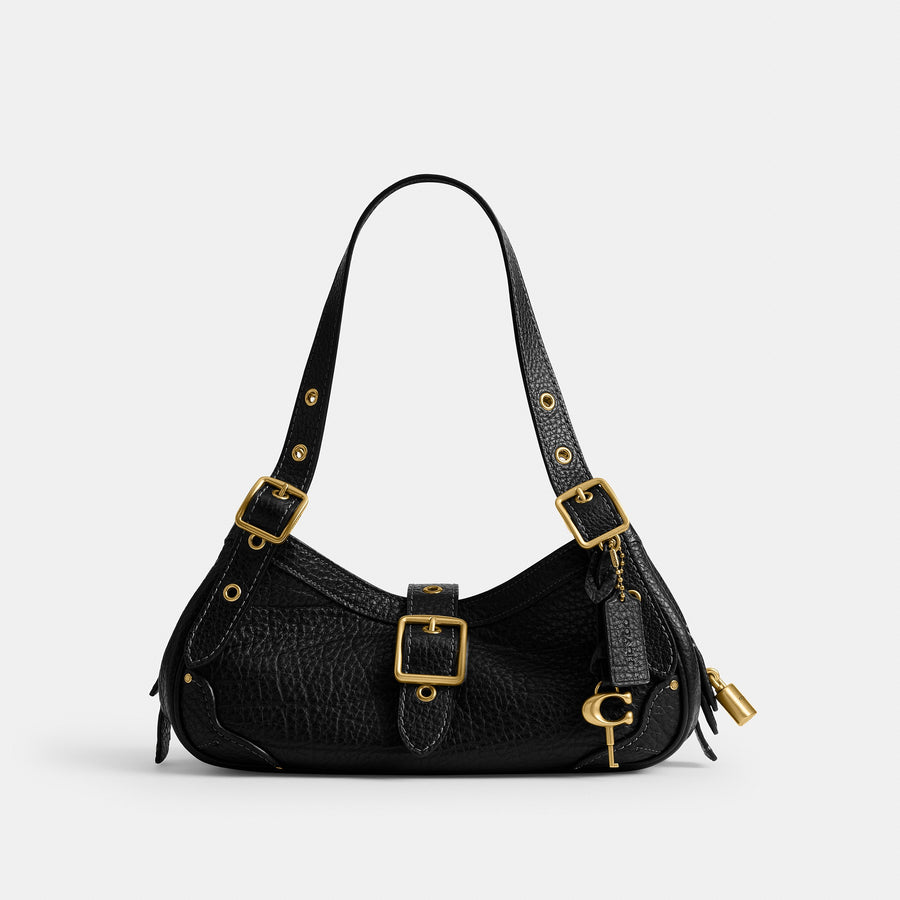 Coach Drifter Shoulder Bag 31 - Brass/Black (Women's)