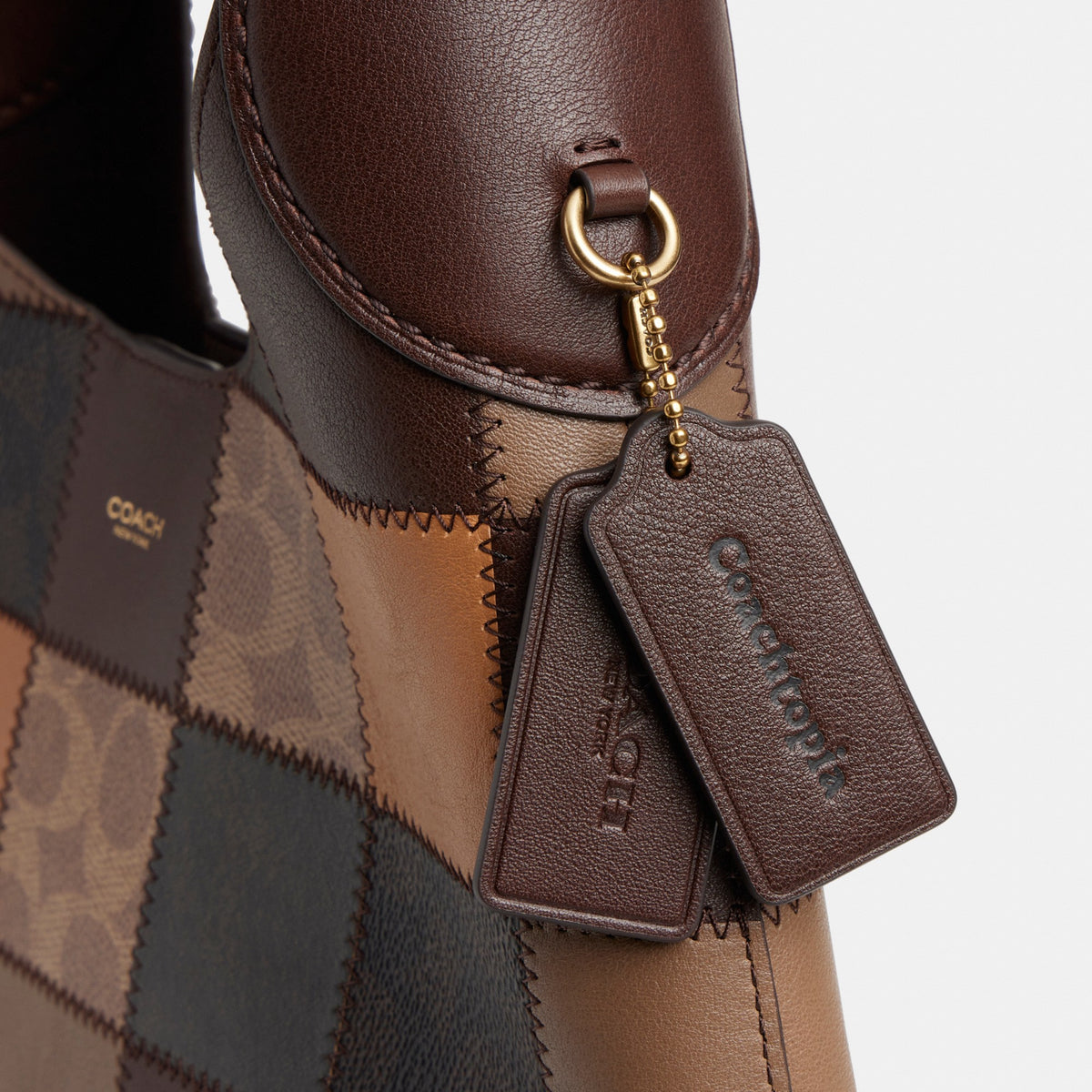 Coach Coachtopia Alter/Ego Brooklyn Shoulder Bag 28 - Tan Sig Multi (Women's)