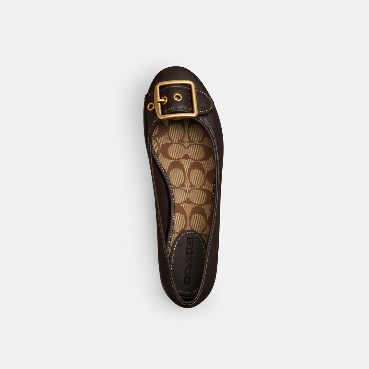 Coach Margot Ballet - Chocolate Brown (3)