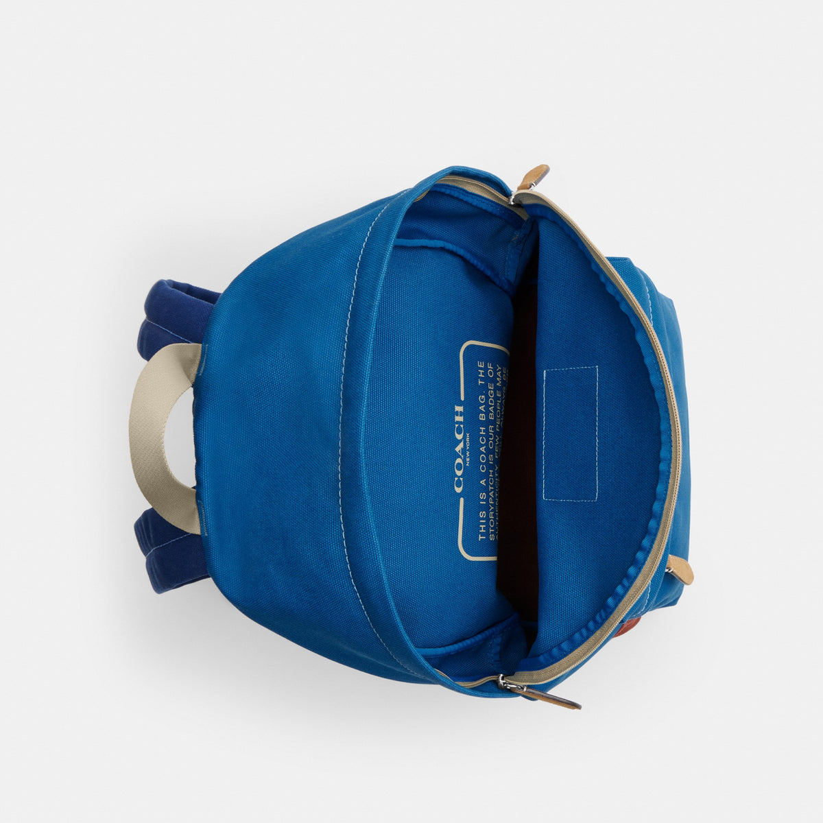 Coach Tyler Backpack - Silver/Blue Multi