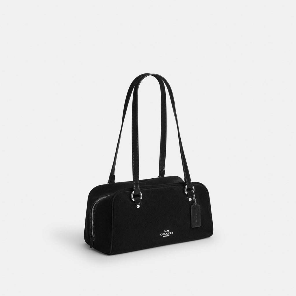 Coach Sydney Shoulder Bag - Silver/BLACK (Women's)