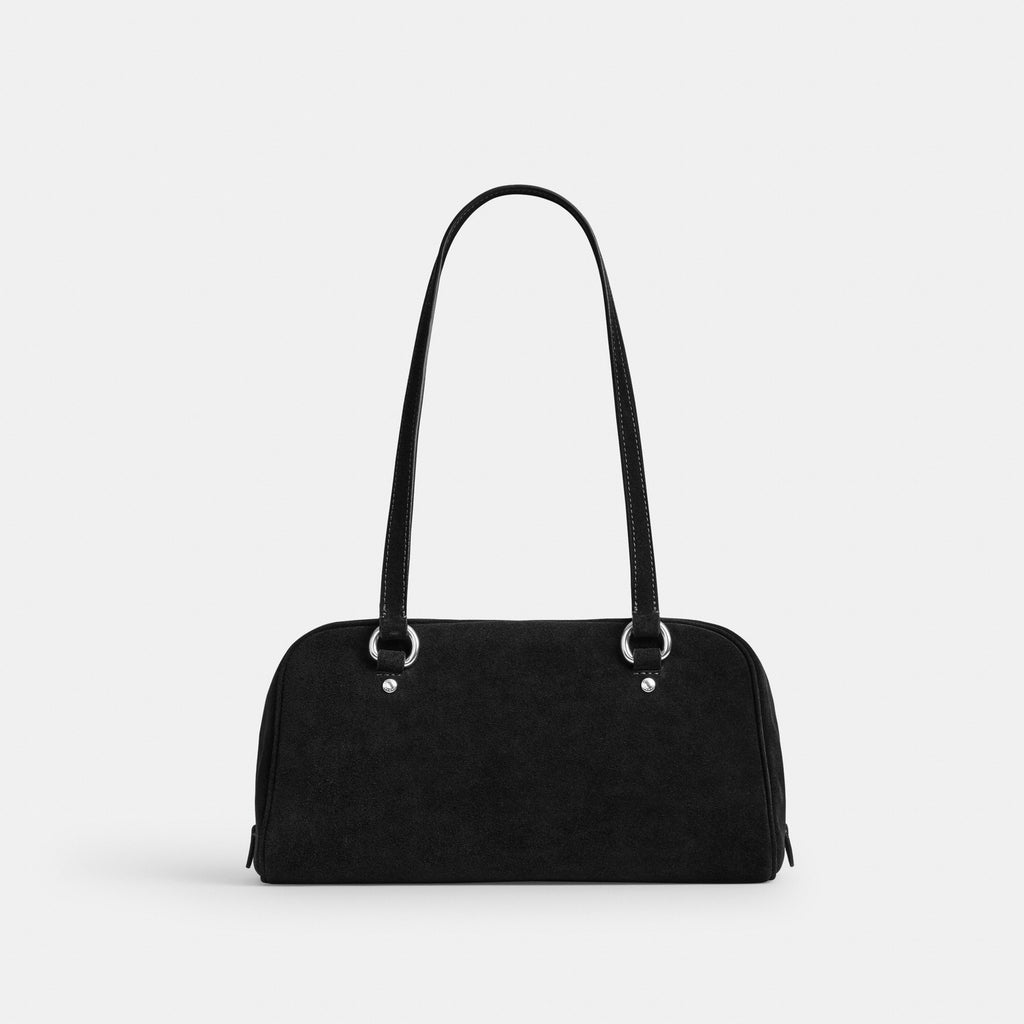 Coach Sydney Shoulder Bag - Silver/BLACK (Women's)