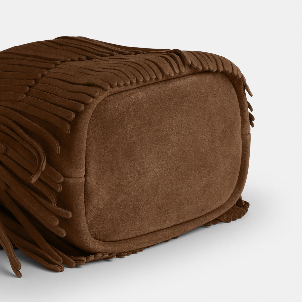 Coach Faye Mini Drawstring Bag With Fringe - Gold/Cedar (Women's)