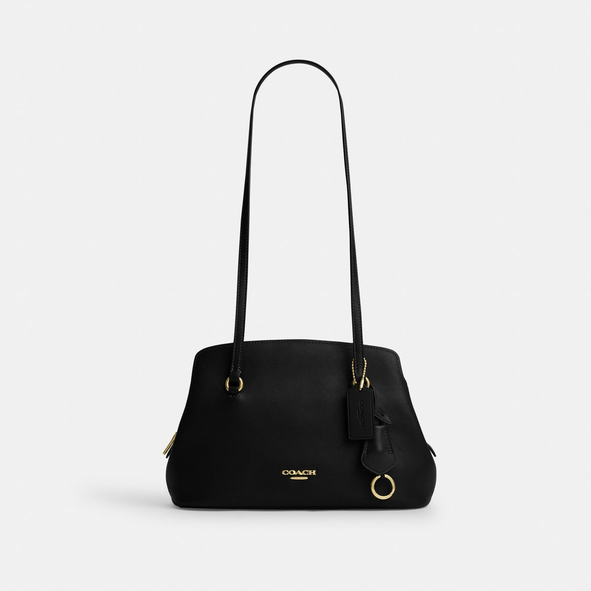Coach Elise Shoulder Bag - Gold/Black (Women's)