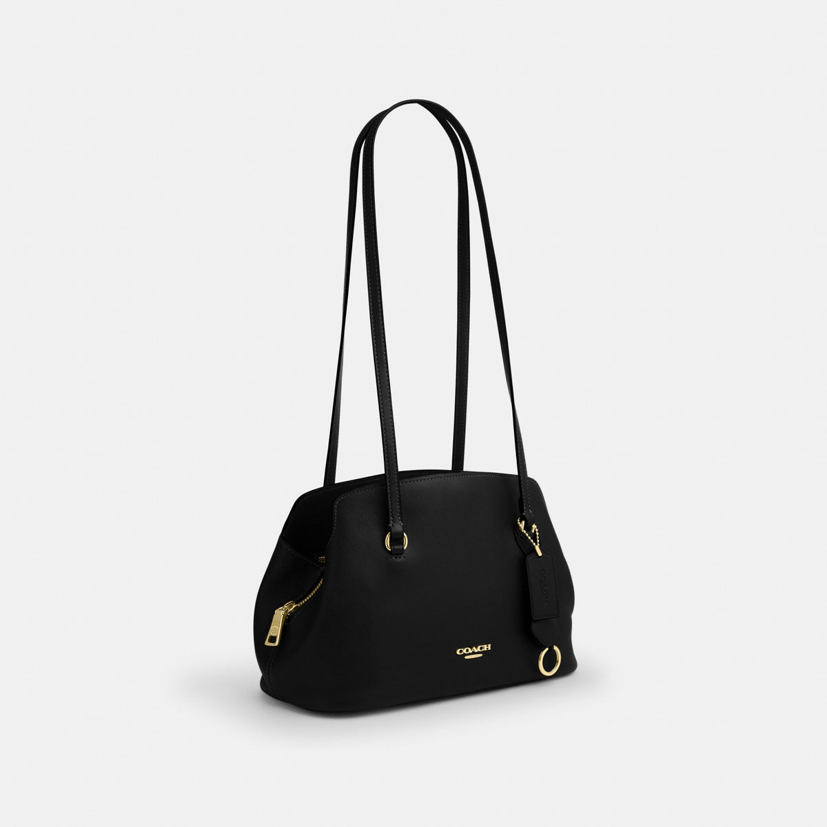 Coach Elise Shoulder Bag - Gold/Black (Women's)