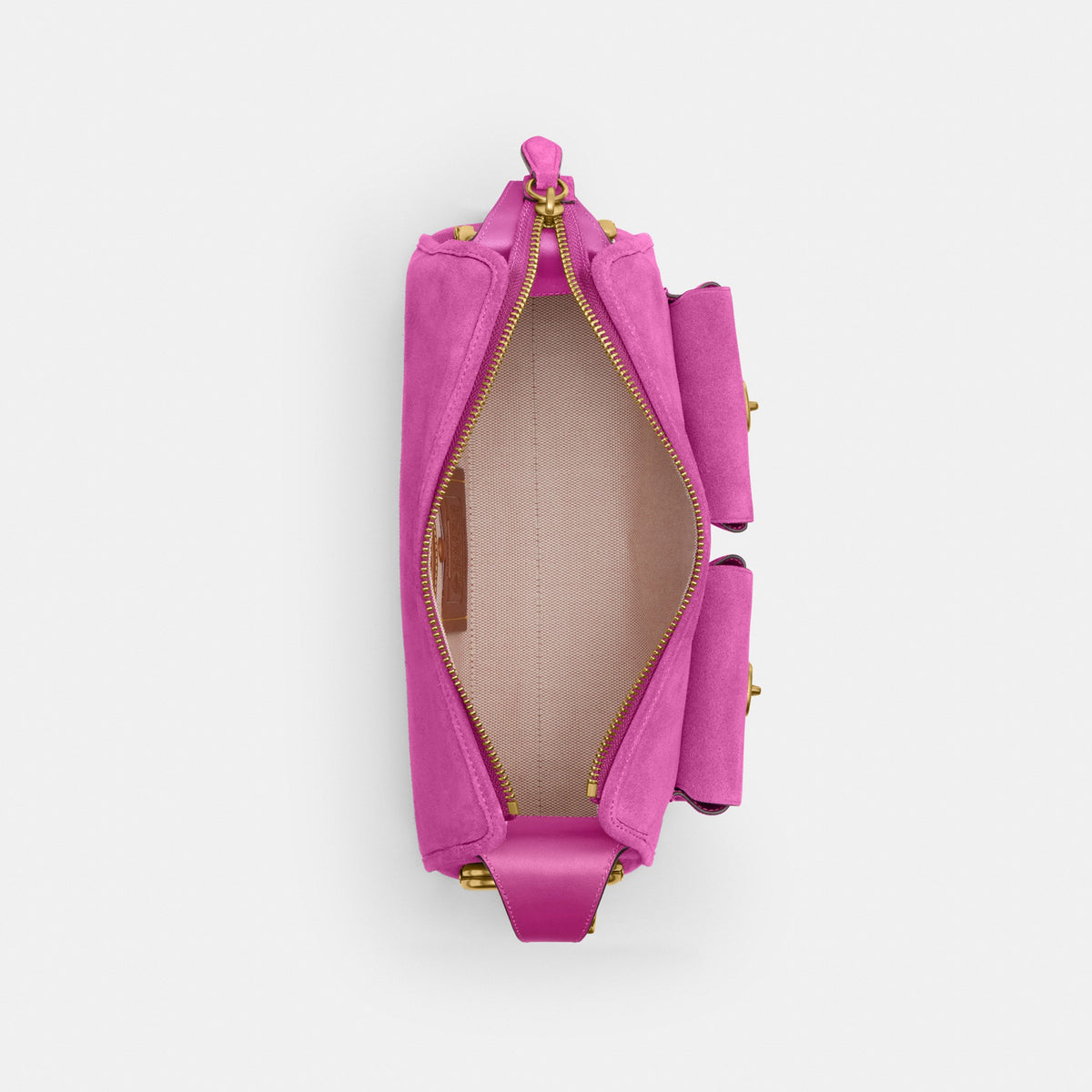Coach Turnlock Haversack Bag 27 - Brass/Magenta (Women's)