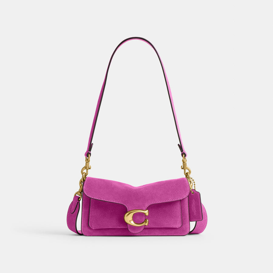 Coach Soft Tabby Shoulder Bag 20 - Brass/Magenta (Women's)