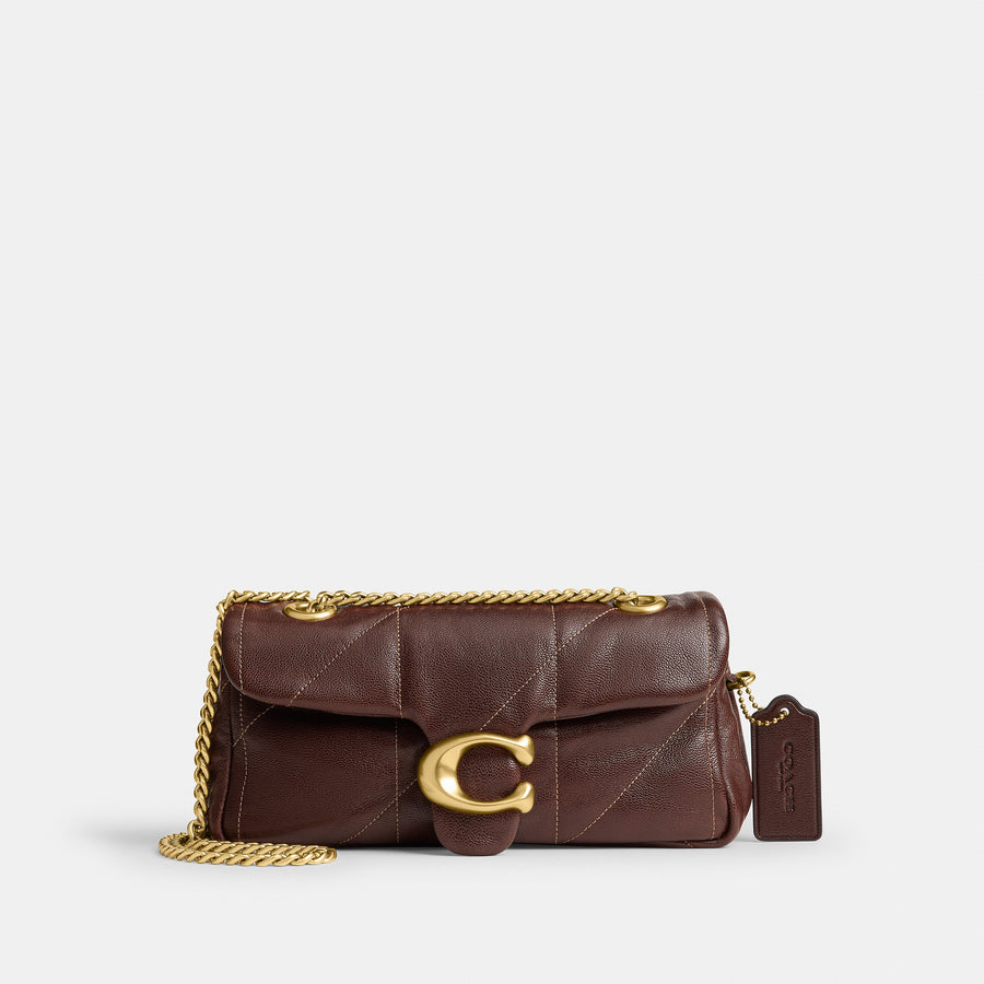 Coach Tabby Shoulder Bag 20 With Quilting - Brass/Maple (Women's)