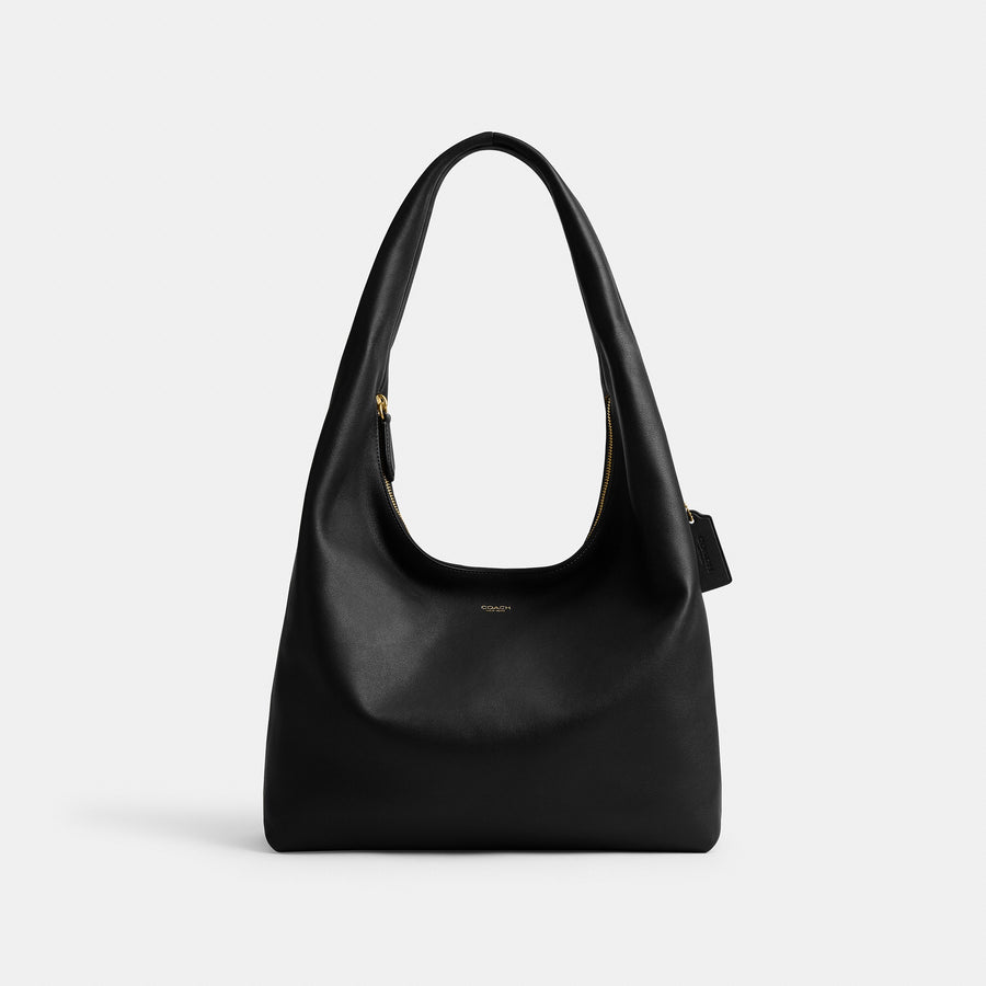 Coach Pillow Brooklyn Shoulder Bag 34 - Brass/Black (Women's)