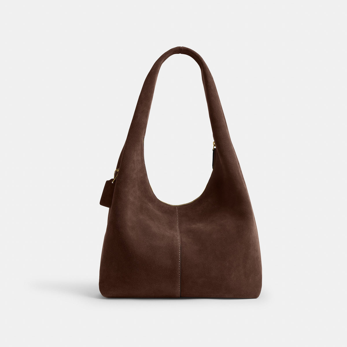 Coach Pillow Brooklyn Shoulder Bag 34 - Brass/Dark Chocolate (6)