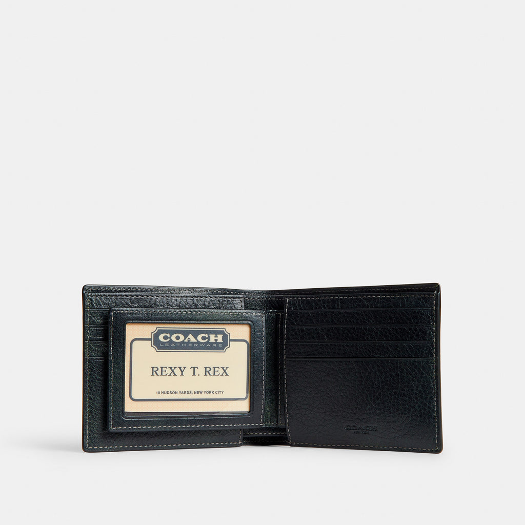 Coach 3-In-1 Wallet - Navy/Green (2)