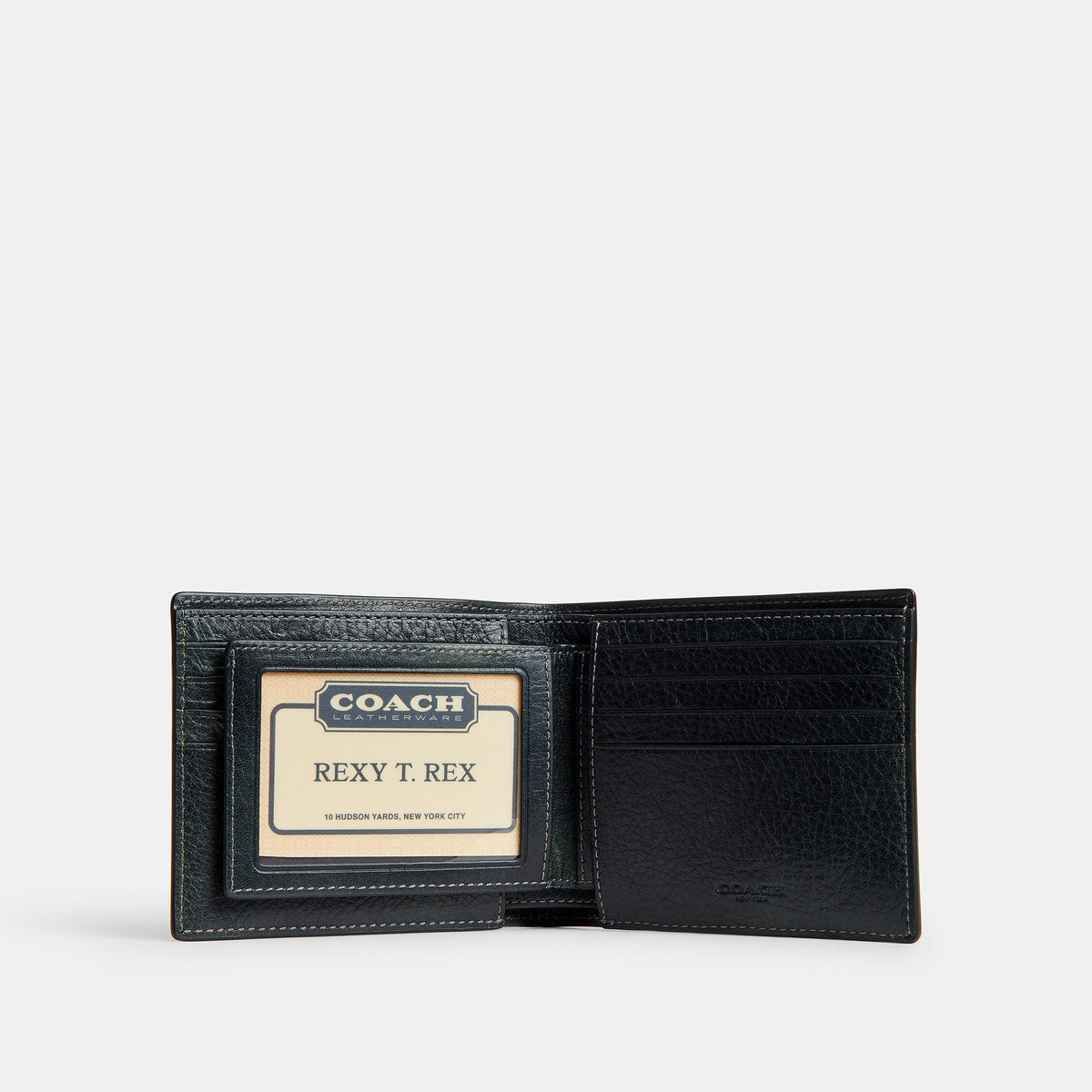 Coach 3-In-1 Wallet - Navy/Green (2)