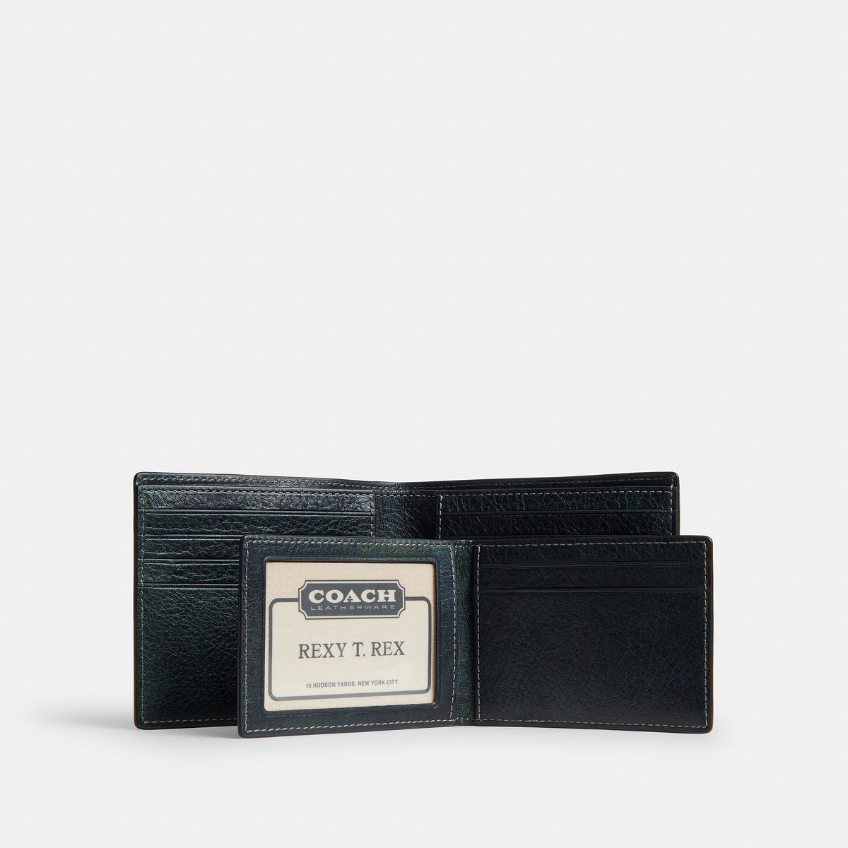 Coach 3-In-1 Wallet - Navy/Green (5)