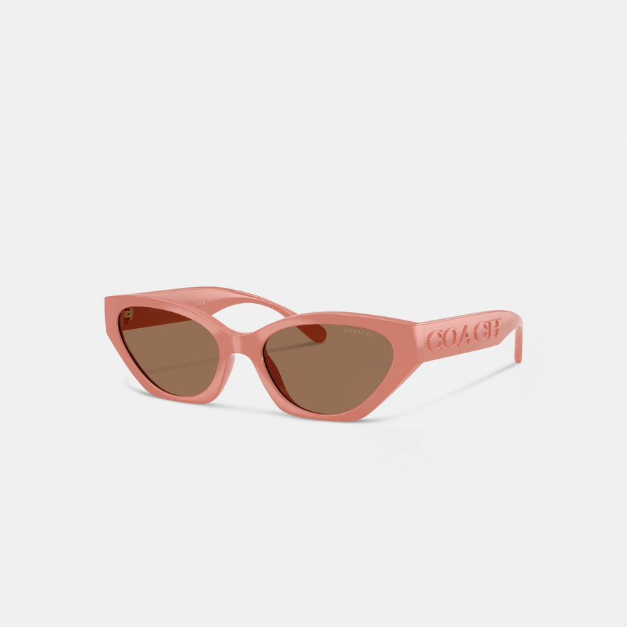 Coach Narrow Cat Eye Sunglasses - Coral (Women's)