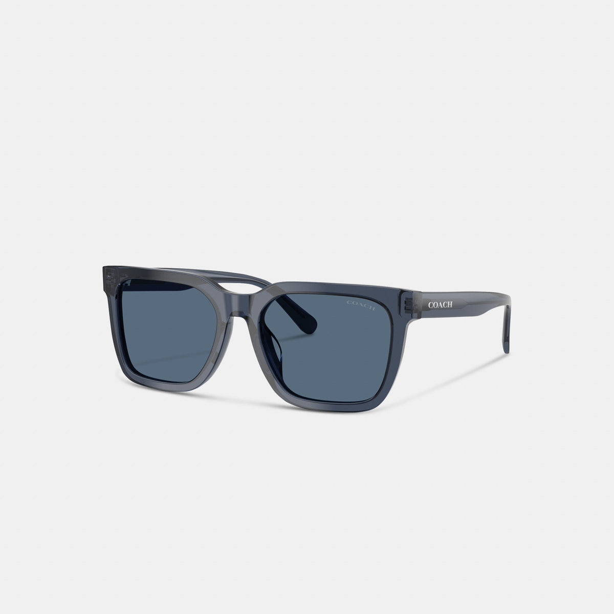Coach Square Sunglasses - Transparent Blue