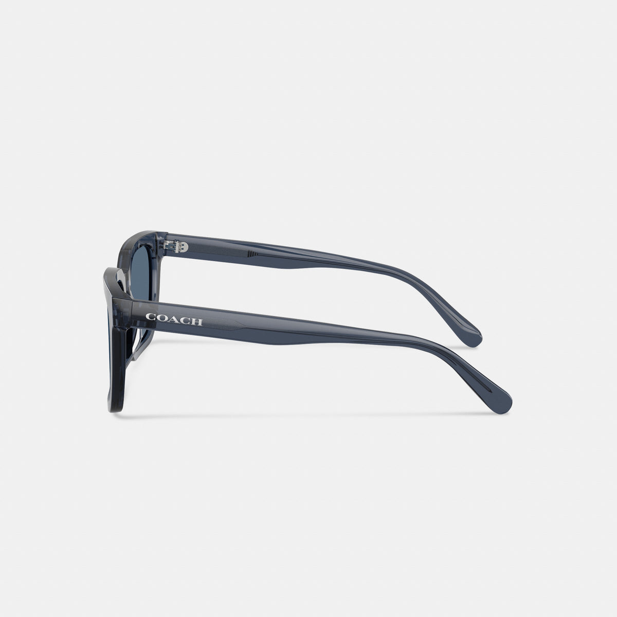 Coach Square Sunglasses - Transparent Blue (3)