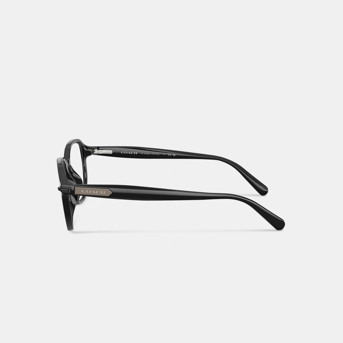 Coach Clip-On Round Sunglasses - Black (3)
