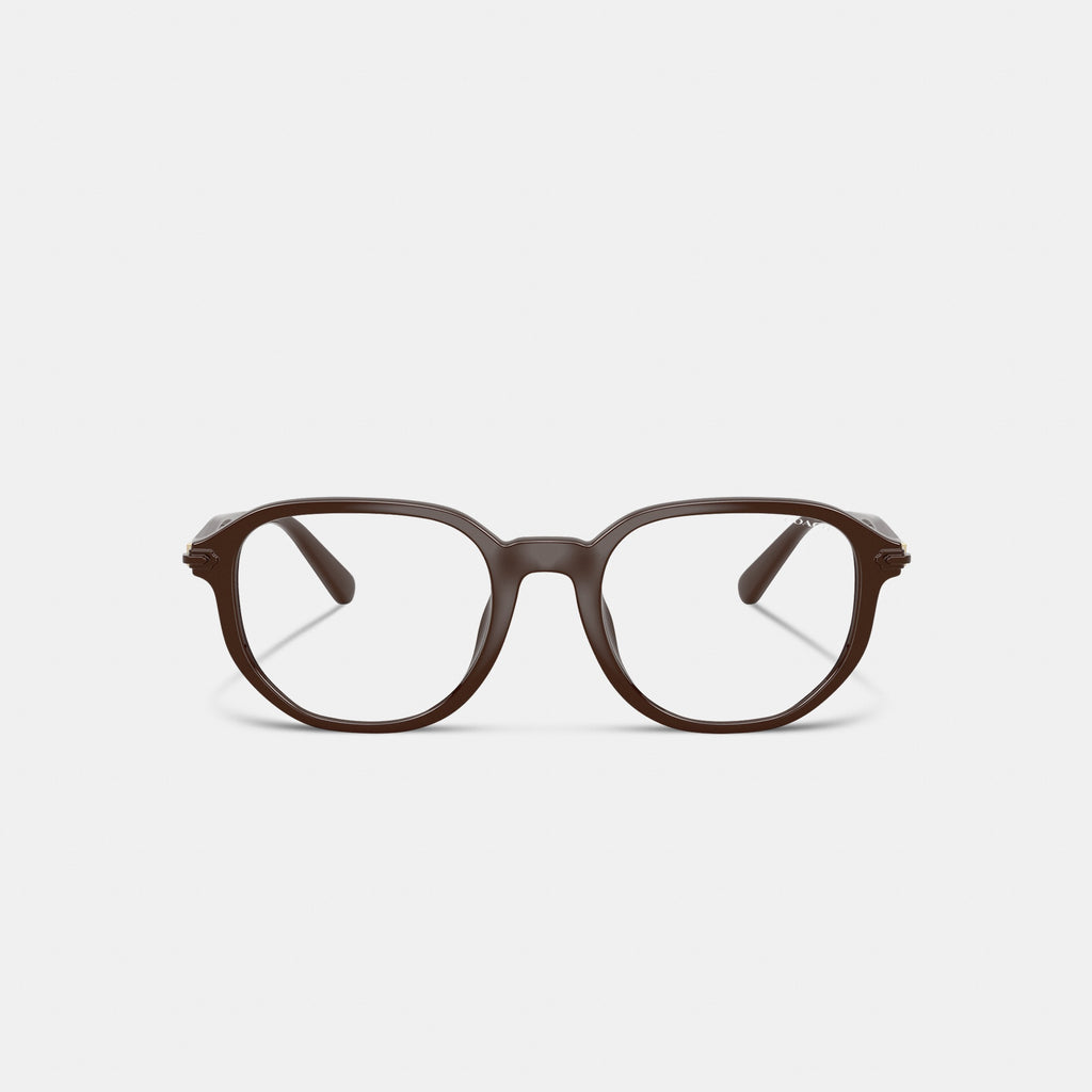 Coach Clip-On Round Sunglasses - Brown (2)