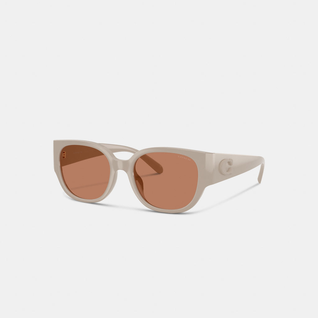 Coach Beveled C Square Sunglasses - Khaki