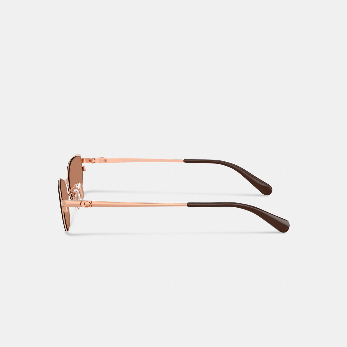 Coach C Hardware Cat Eye Sunglasses - Shiny Rose Gold (3)