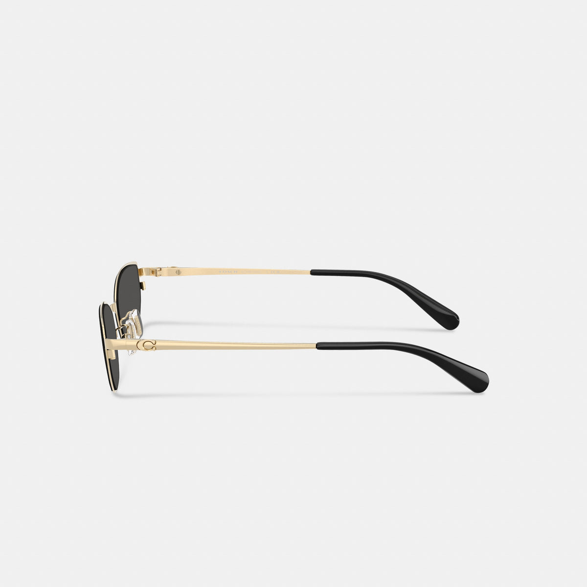 Coach C Hardware Cat Eye Sunglasses - Shiny Gold (3)