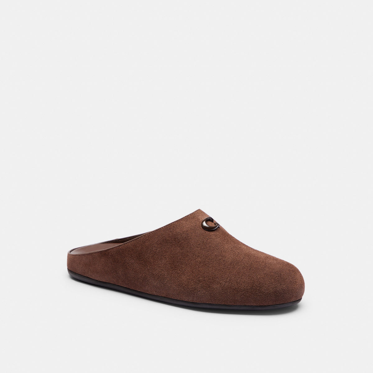 Coach Sculpted C Soft Mule - Chocolate Brown (Women's)