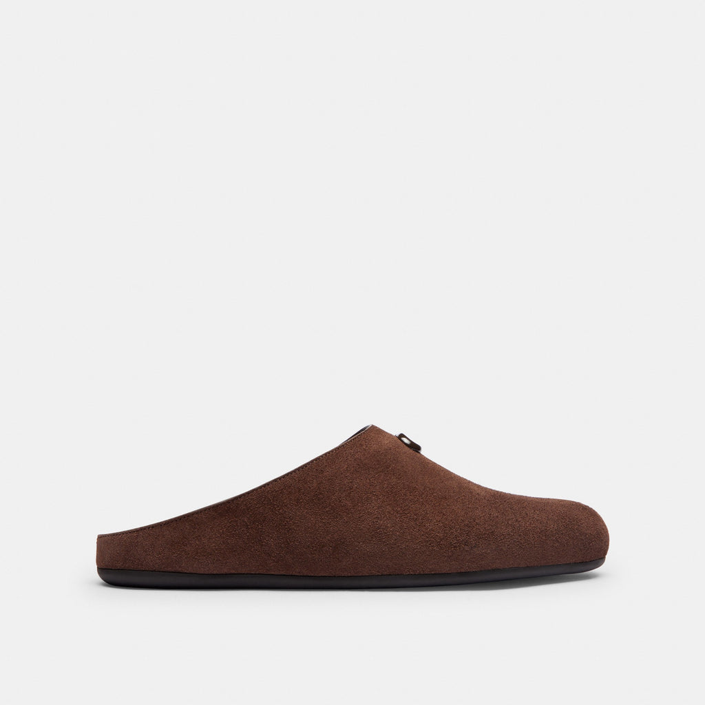 Coach Sculpted C Soft Mule - Chocolate Brown (Women's)