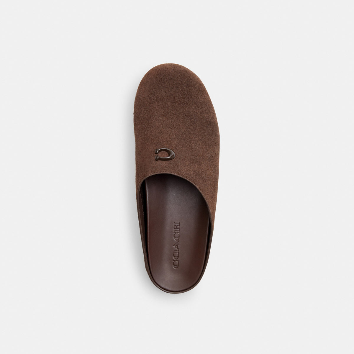 Coach Sculpted C Soft Mule - Chocolate Brown (Women's)