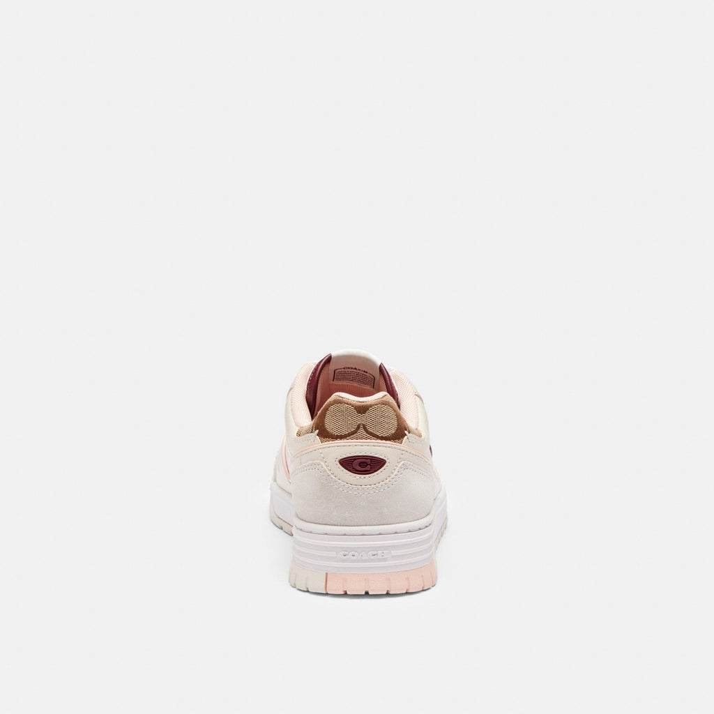 Coach Soho Sneaker With Signature Jacquard - Chalk/Dark Cherry (Women's)