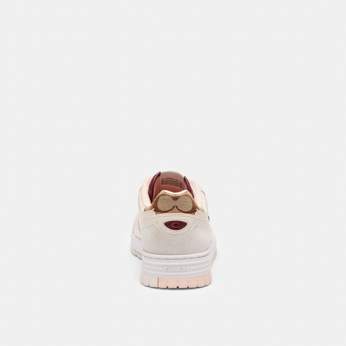 Coach Soho Sneaker With Signature Jacquard - Chalk/Dark Cherry (Women's)