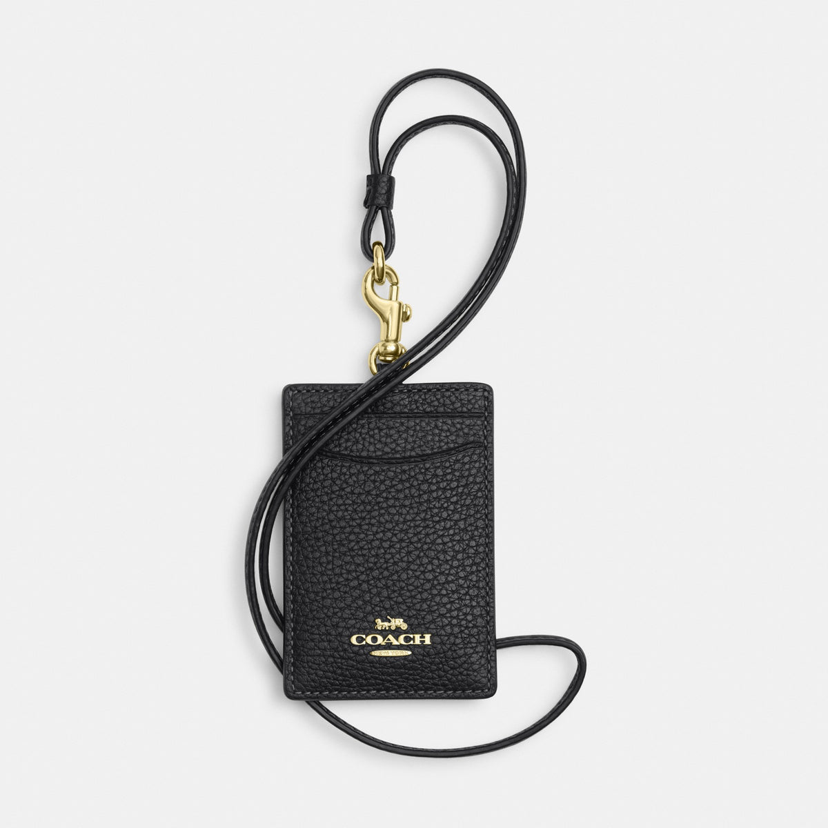 Coach ID Lanyard - Gold/Black (Women's)