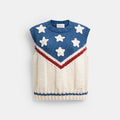 Coach American Star Sweater Vest - Multi (Women's)