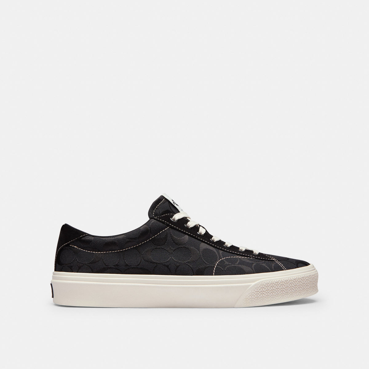 Coach Skate Sneaker In Signature Jacquard - Black/Chalk (Men's)