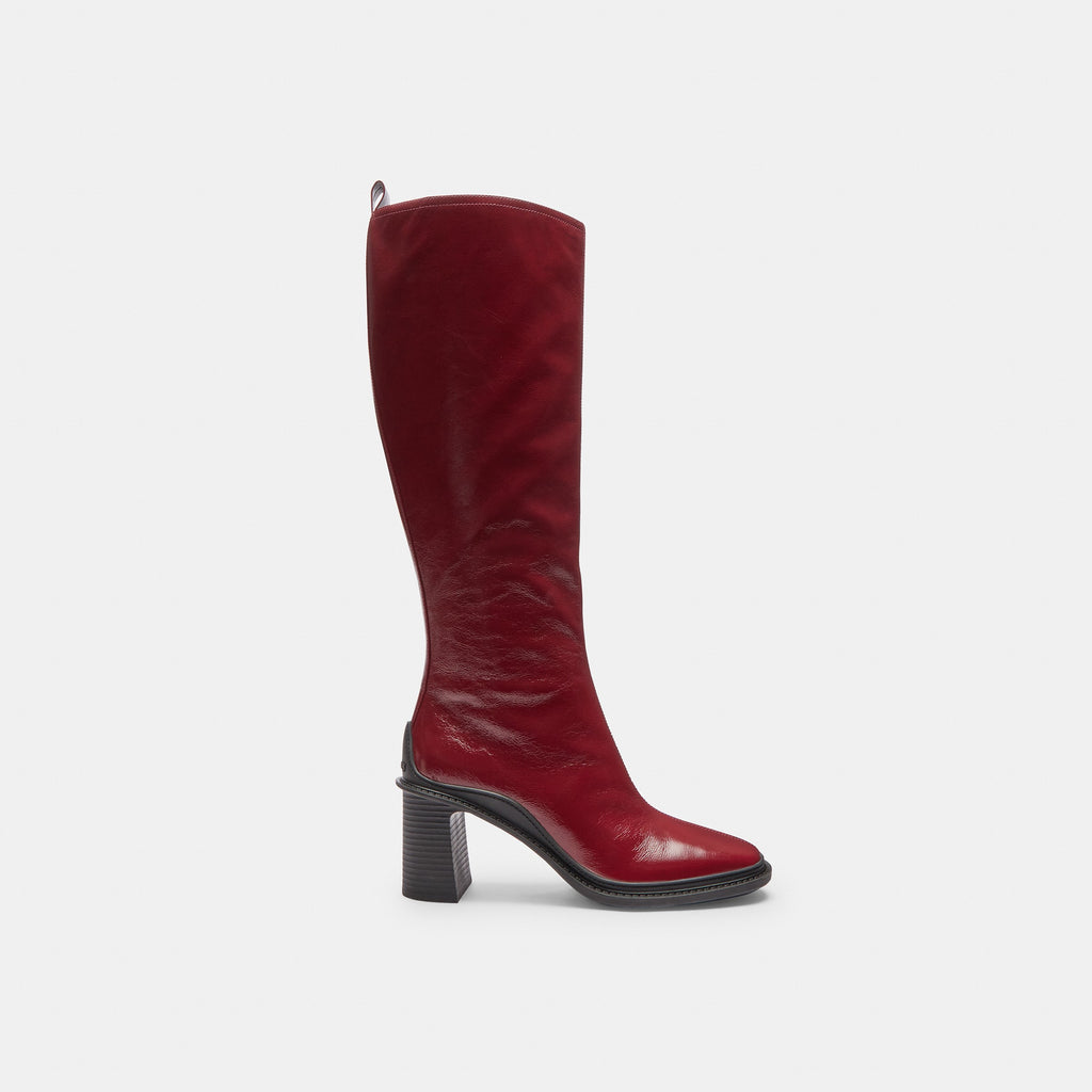 Coach Tall Boot - Dark Cherry (2)
